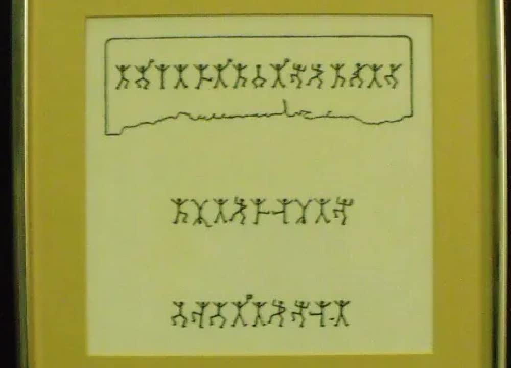 Sherlock Holmes Dancing Man Code Print