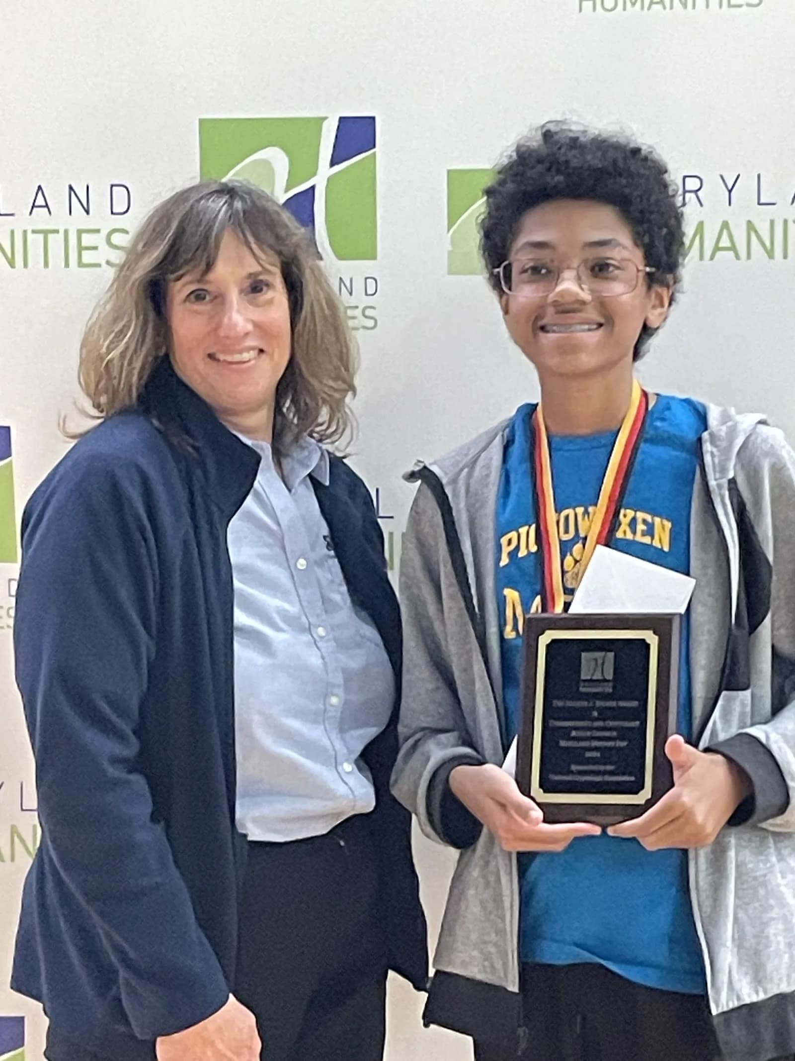 NCF Christine Harding with Jr Division Becker Award winner Marcellus White.png