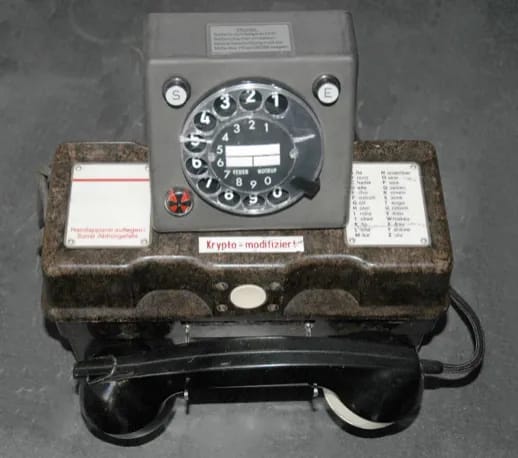WWII German Secure Tactical Field Phone