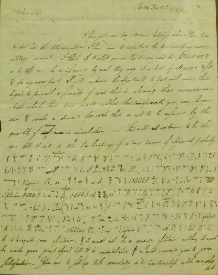 Lou Kruh Collection-1796LetterPhotoPg1 1796 letter from William Coleman