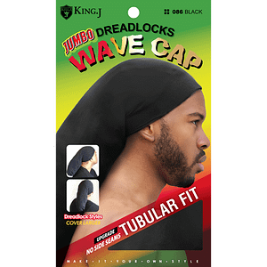 Marley Style Wave Caps Jumbo - Black