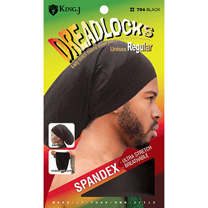Spandex Dreadlocks Caps Black