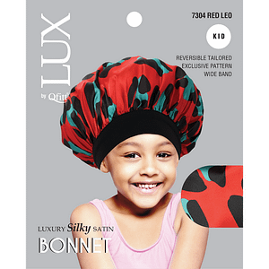 LUX KID SILK PATTERN Bonnets - Leopard