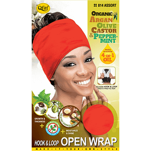 Open All Women's Head Wear, QFitt Velcro - Assorted