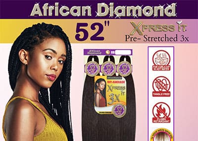 African Diamond 52″ Xpress It Pre-Stretched 3x