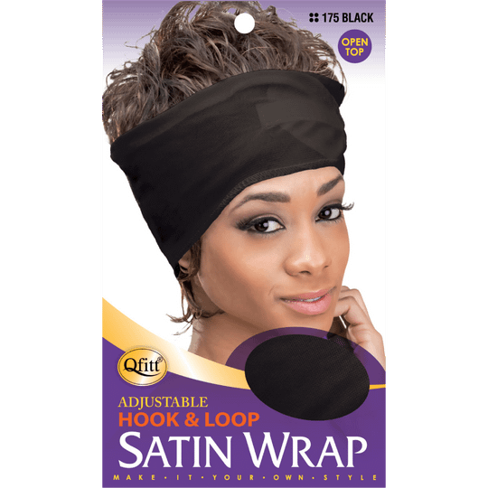 Satin All Women's Head Wear, QFitt - Black