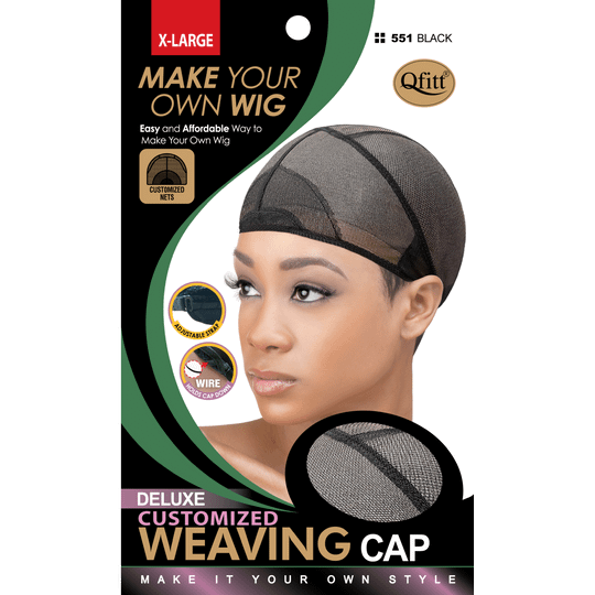 Deluxe Weave Caps XL Black Black