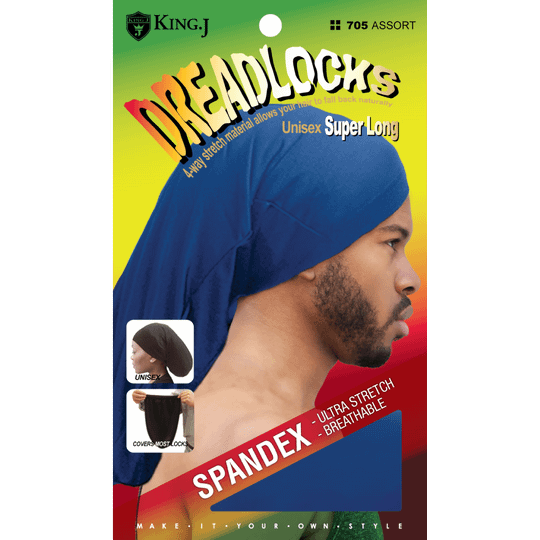 Spandex Dreadlocks Caps Super Long Assorted