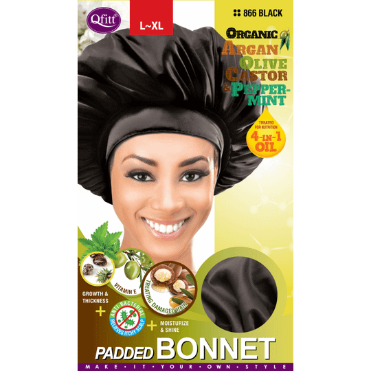 Bonnets (Padded) - Black