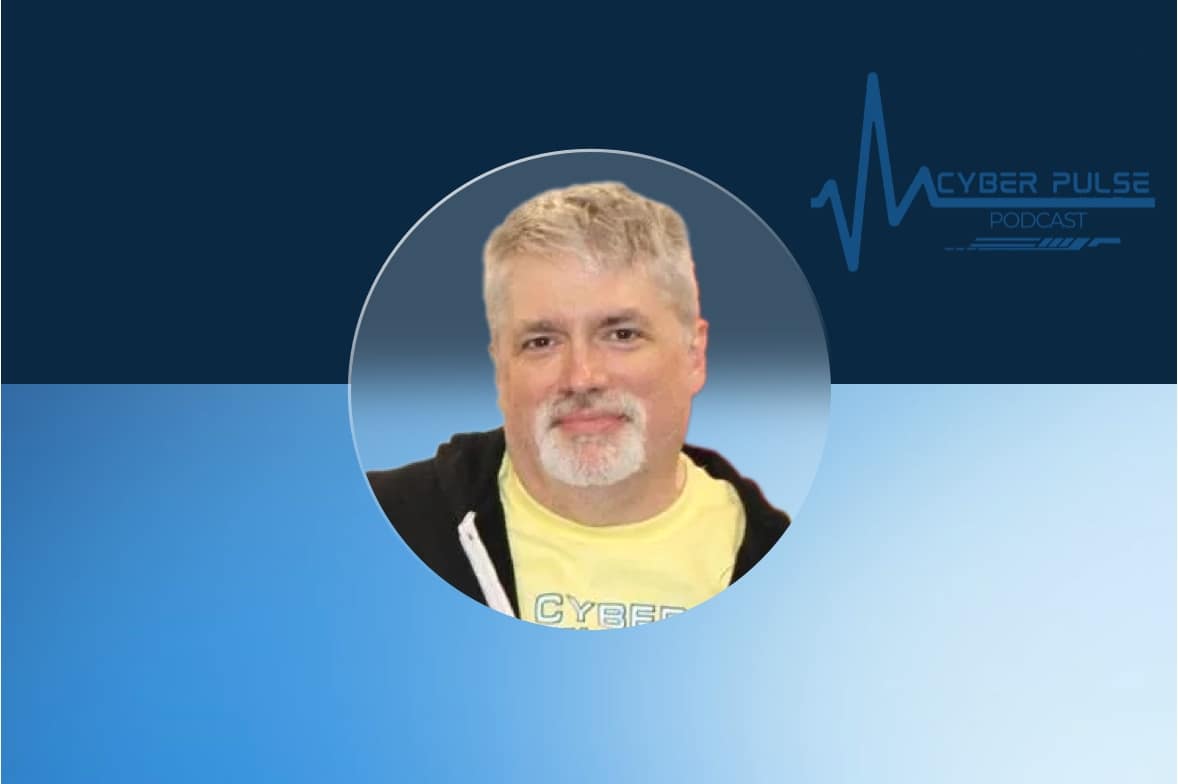 cyber pulse podcast show host james walsh ncf cybersecurity threats headshot graphic of cyber pulse podcast host james walsh