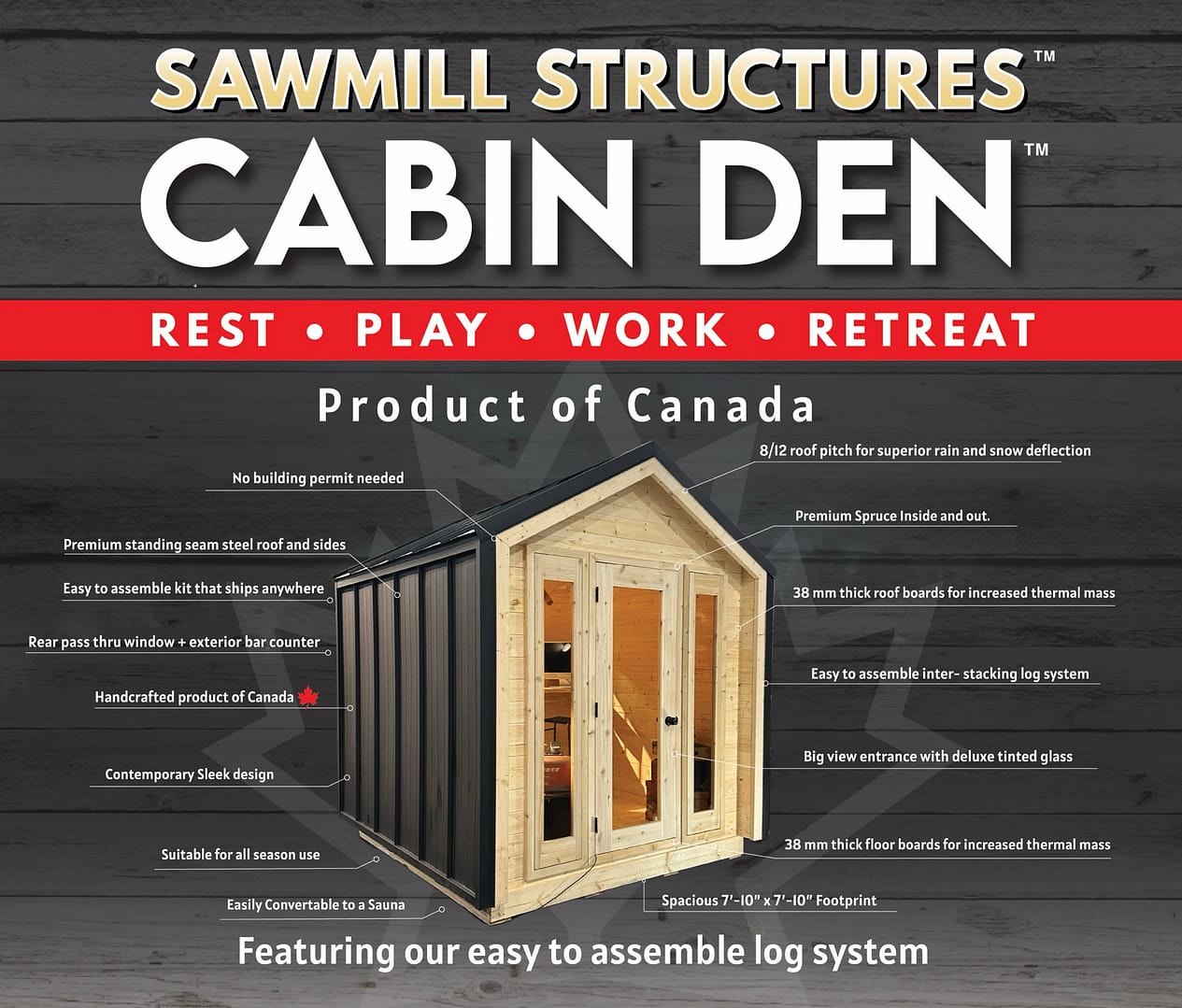 LEISURE & UTILITY CABINS