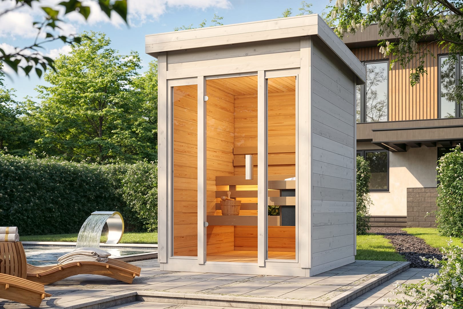 SKU# 4480360 - TS | TwoSauna - Sawmill Structures™