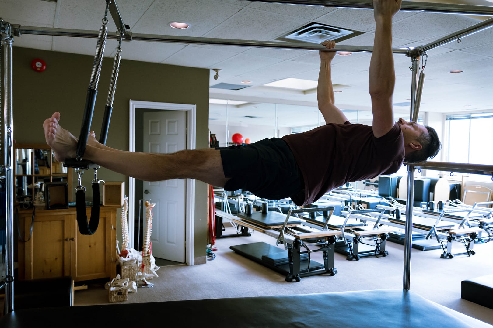 Pull Up Pilates Cadillac Pilates core strength