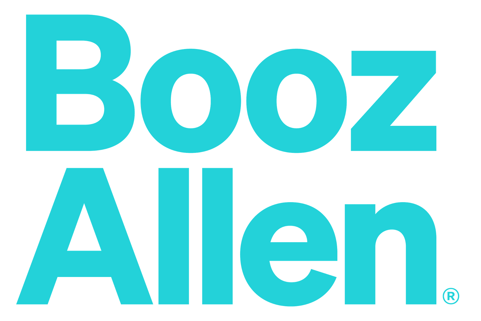 Booz Allen Hamilton Electric Teal Logo Booz Allen Hamilton Electric Teal Logo