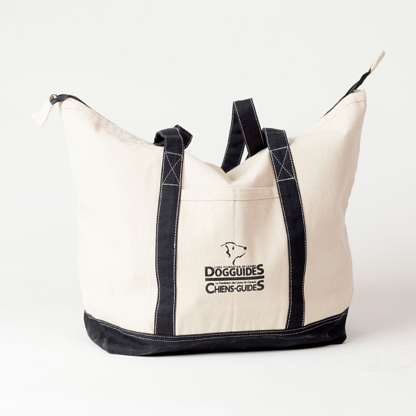 Two-tone Canvas Tote Bag