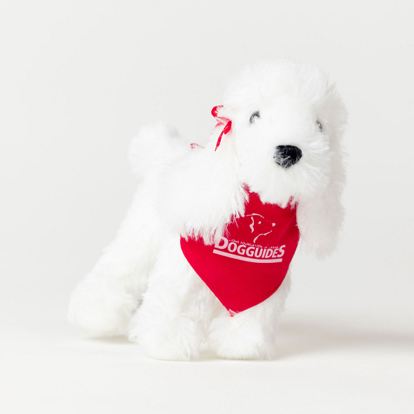 Plush Puppy - White Poodle