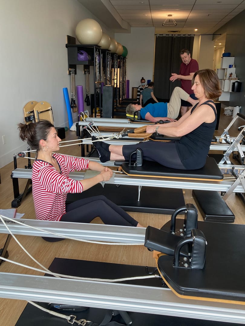 Trainee teaching Reformer Teacher Training Reformer