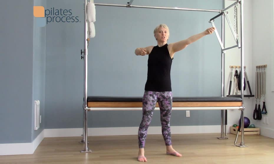 Video-On-Demand Laura Helsel, Pilates Process Owner, Demonstrates Online Video Pilates Classes